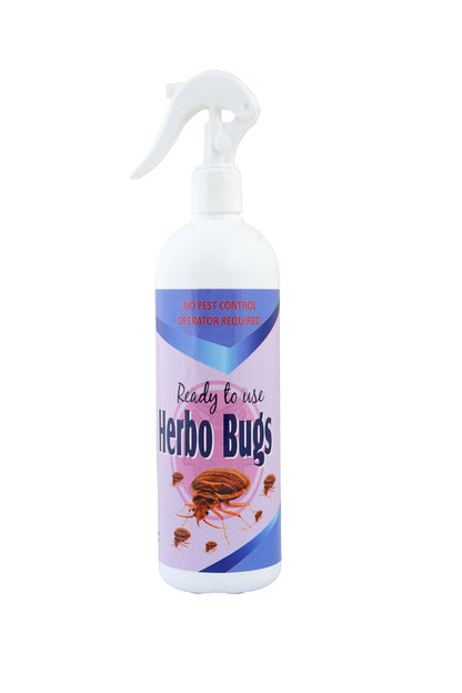 Pratham Organic Herbo Bug Home Care Spray 500ml | Plant Based Essential Oil Formula | Ready To Use Fabric & Surface Spray | Lemongrass, Citronella & Orange Oil