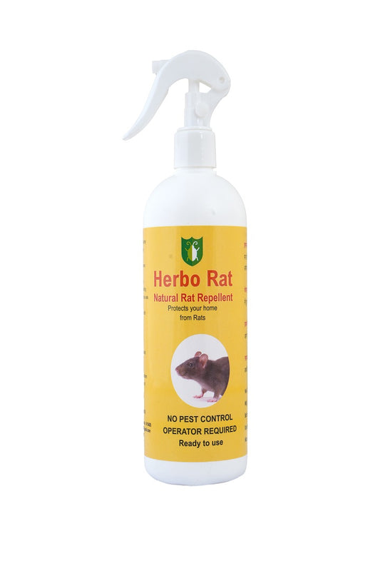 Pratham Organic Herbo Rat Spray | Plant-Based Home Care Spray | Essential Oil Formula | Ready to Use | 500 ml