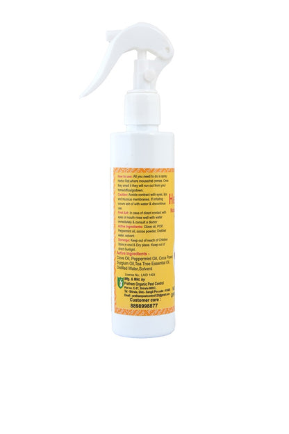 Pratham Organic Herbo Rat Spray | Plant-Based Home Care Spray | Essential Oil Formula | Ready to Use | 160 ml