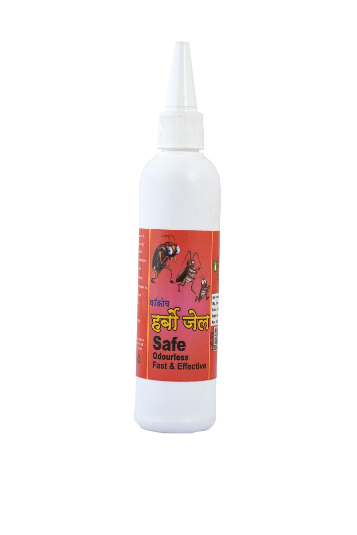 Pratham Organic Herbo Gel 125gm | Ready To Use Gel Formula | Home Care Application Gel | Easy Use for Kitchen & Storage Areas