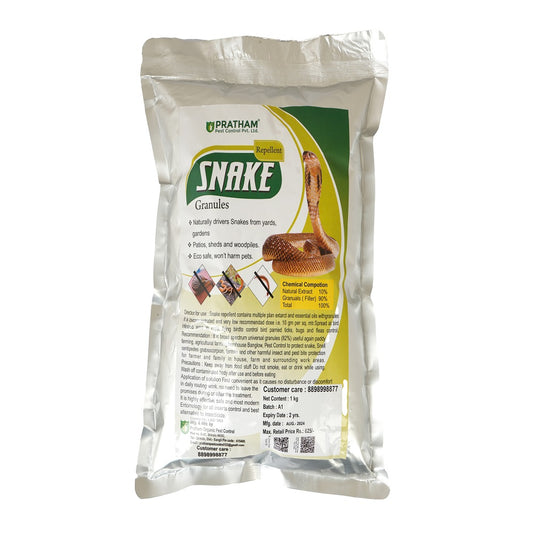 Pratham Organic Outdoor Protection Granules 1kg | Plant Based Formula | Ready To Use Garden & Outdoor Care Granules | Lemongrass & Orange Leaf Blend