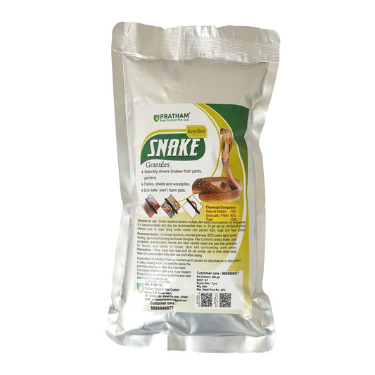 Pratham Organic Outdoor Protection Granules 500gm | Plant Based Formula | Ready To Use Garden & Outdoor Care Granules | Lemongrass & Orange Leaf Blend